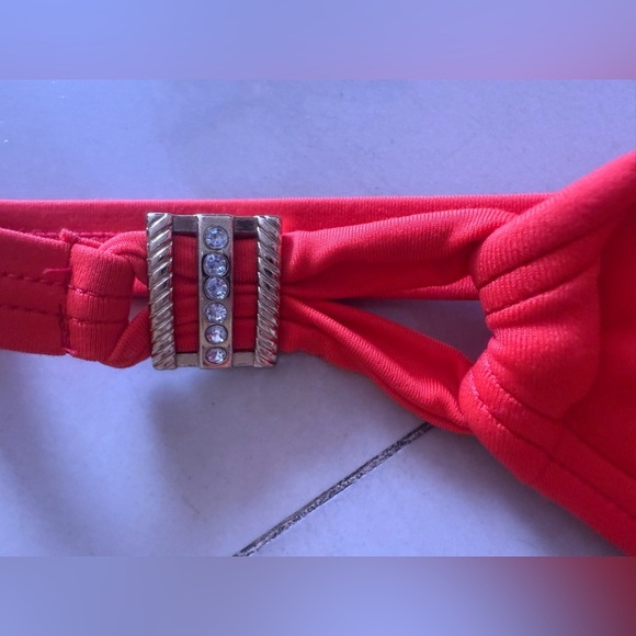 MAIDENFORM red Tankini Swim Top Size 38C summer pool cruise - Picture 16 of 16